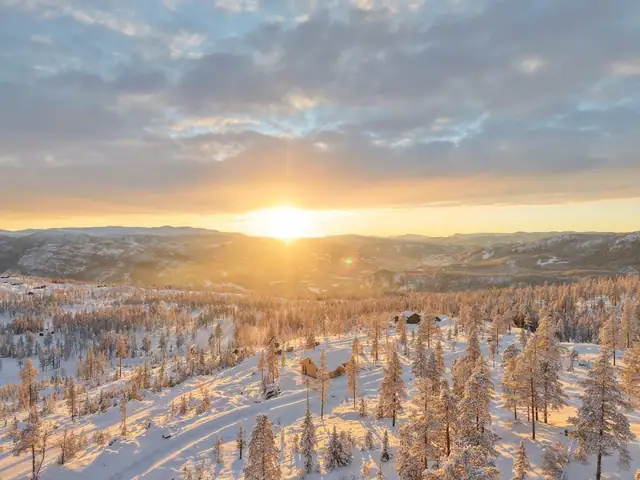 Utsikten er fantastisk fra Slå
ttelia
