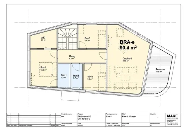 Plan 2. Etasje