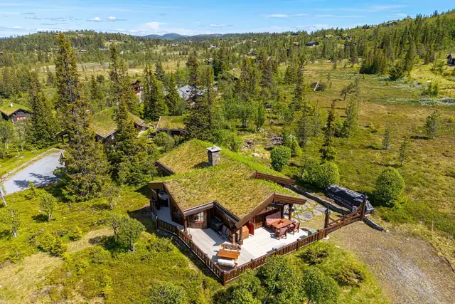Innerst i vakre Nesfjellet. Godt etablert hytteområdet med kort vei til Nystølen og videre innover i fjellet