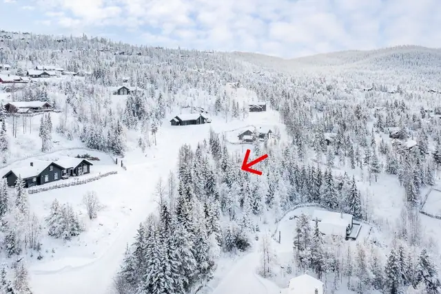 Her ligger du attraktivt til med store friarealer mot øst som naturlig gir en følelse av luftighet.