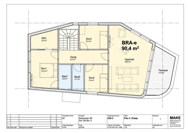 Plan 2. Etasje