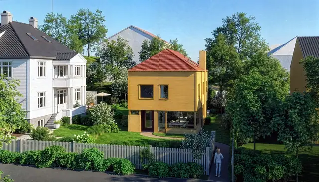 Dette er en enebolig med særdeles attraktiv beliggenhet i et veletablert og høyt verdsatt strøk på Volvat/Vinderen søndre, like ved Frognerparken. Her bor man i flotte grønne omgivelser, samtidig som man har svært kort vei til alle byfasiliteter.