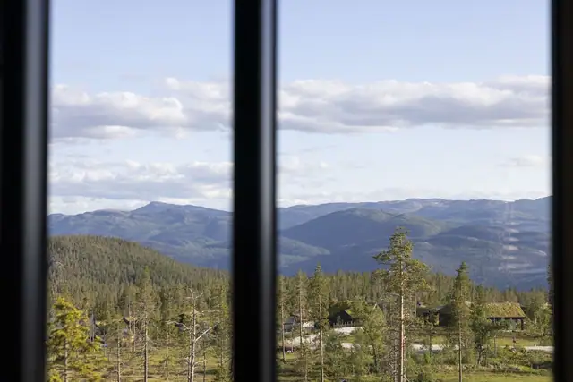 Nydelig Utsikt til Høgevarde og Gråfjell