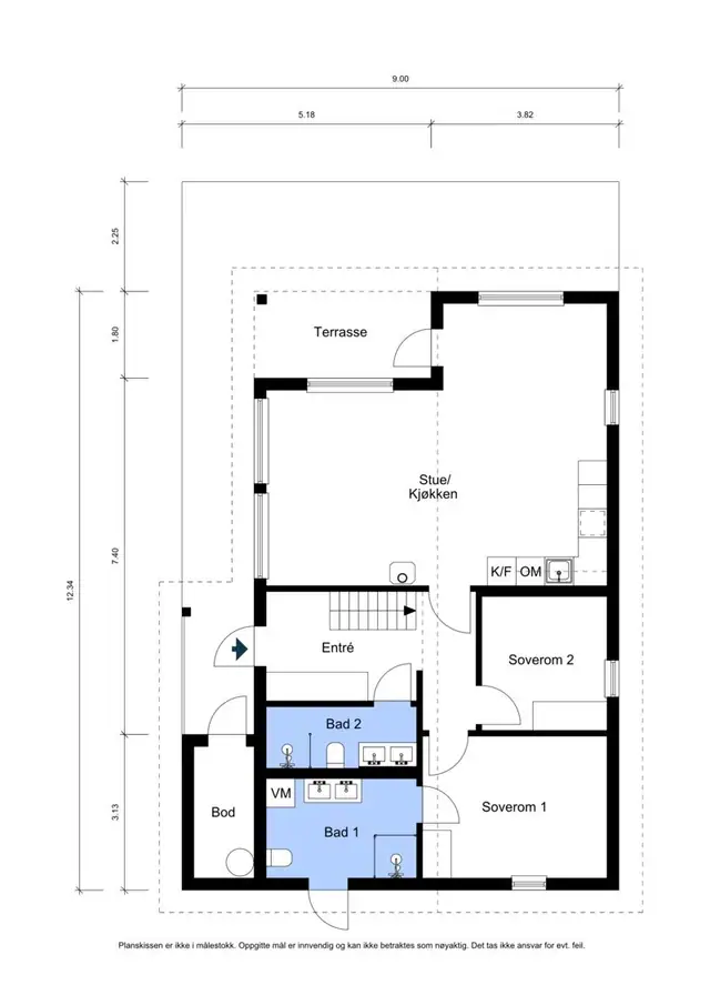 Plantegning 1.etasje