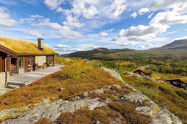 Vakre HV6, 930 moh på et eget høydedrag uten innsyn fra naboer.
