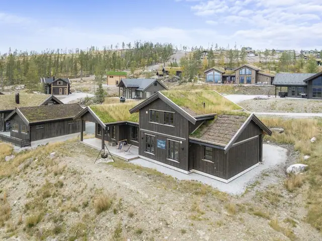 Stor Telemarkhytte av modell Rognli oppstugu