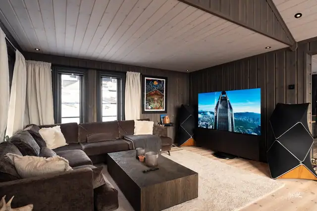 Nauturlig plass til sofagruppe hvor man kan lande etter aktive dager.
