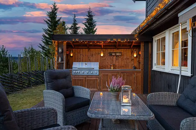 Idyllisk kveldsstemning