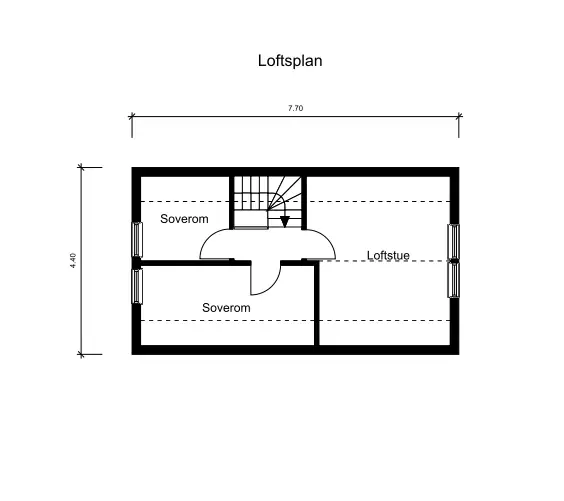 Plantegning loft