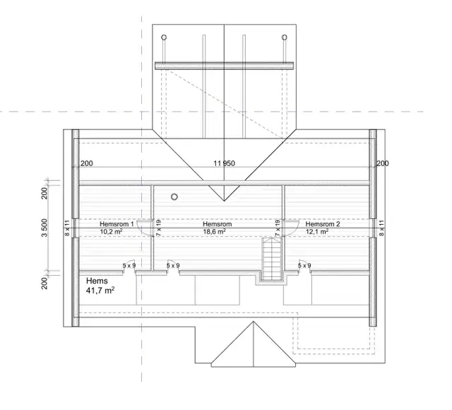 Plantegning Hems
