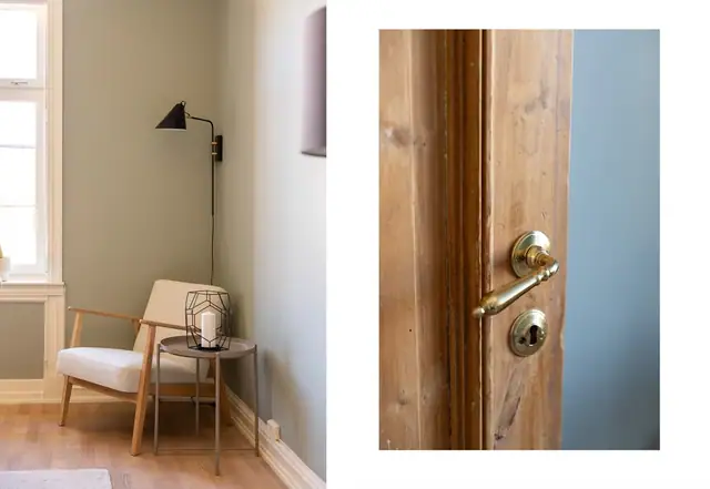 Flere originale detaljer er pent ivaretatt
