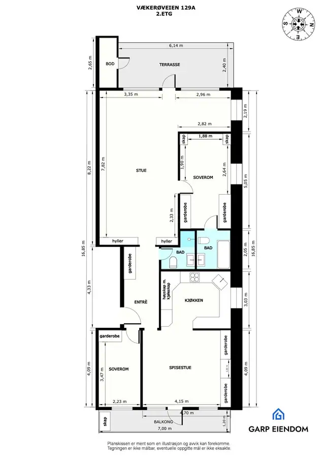 Plantegning 2.etasje